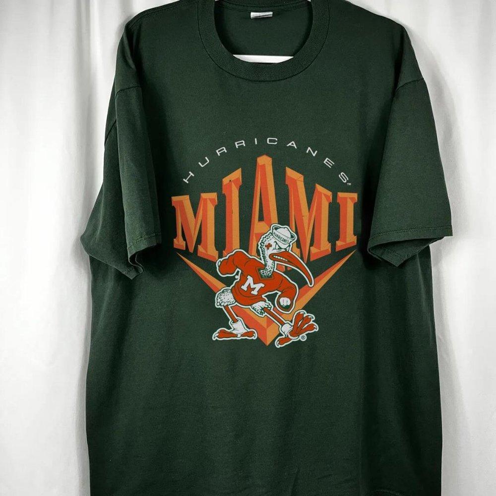 1987 Hurricanes University Of Miami Hurricanes Miami Shirt Retro Tee